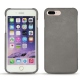 Coque cuir Apple iPhone 7 Plus - Acier vintage ( Pantone 403C ) 