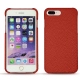 Coque cuir Apple iPhone 7 Plus - Papaye ( Pantone 180C ) 
