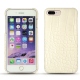 Funda de piel Apple iPhone 7 Plus - Crocodile milk