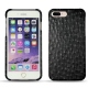 レザーケース Apple iPhone 7 Plus - Autruche nero