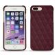 Funda de piel Apple iPhone 7 Plus - Lie de vin - Couture ( Pantone 5115C ) 