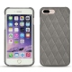 Coque cuir Apple iPhone 7 Plus - Acier vintage - Couture