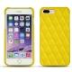 Funda de piel Apple iPhone 7 Plus - Jaune fluo - Couture