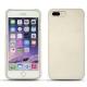 Apple iPhone 7 Plus leather cover - Blanc escumo