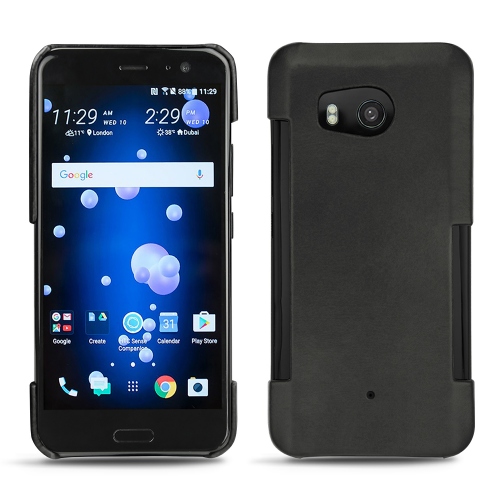 Coque cuir HTC U11 - Noir ( Nappa - Black ) 