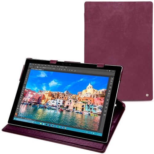 Funda de piel Microsoft Surface Pro 4Prune vintage ( Pantone #612434 ) 