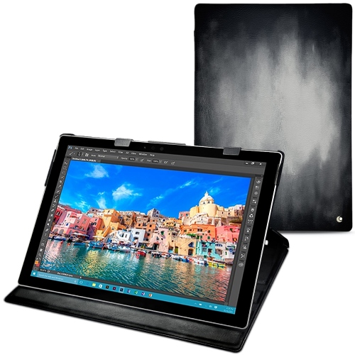 Housse cuir Microsoft Surface Pro 4Gris Patine