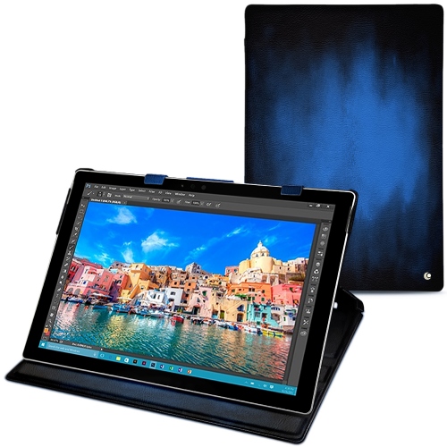 Capa em pele Microsoft Surface Pro 4 Bleu Patine
