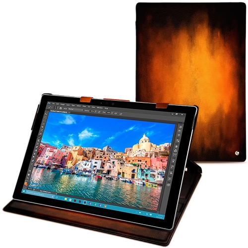 硬质真皮保护套 Microsoft Surface Pro 4 Fauve Patine