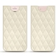 Capa em pele Apple iPhone 7 Plus - Blanc - Couture ( Bologna - White ) 