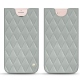 Funda de piel Apple iPhone 7 Plus - Gris - Couture ( Nappa - Pantone W428C ) 