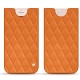 Apple iPhone 7 Plus leather pouch - Orange - Couture ( Nappa - Pantone 1495U ) 