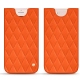 Custodia in pelle Apple iPhone 7 Plus - Orange fluo - Couture
