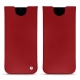 Samsung Galaxy S8 leather pouch - Rouge ( Nappa - Pantone 199C ) 