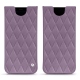 Samsung Galaxy S8 leather pouch - Lilas - Couture ( Nappa - Pantone 2645U ) 
