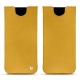 Samsung Galaxy S8 leather pouch - Jaune soulèu