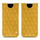 Samsung Galaxy S8 leather pouch - Jaune soulèu - Couture