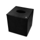 Square tissue box holder - Griffe 1 - Abaca nero
