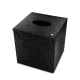 Square tissue box holder - Griffe 1 - Autruche nero