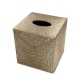 Caja de pañuelos - Cuadrada - Griffe 1 - Autruche desert
