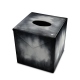 Box für Taschentücher - Quadratisch - Griffe 1 - Gris Patine
