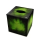 Box für Taschentücher - Quadratisch - Griffe 1 - Vert Patine