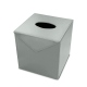 Square tissue box holder - Griffe 1 - Gris PU