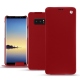 가죽 커버 Samsung Galaxy Note8 - Rouge ( Nappa - Pantone 199C ) 