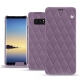 Samsung Galaxy Note8 leather case - Lilas - Couture ( Nappa - Pantone 2645U ) 