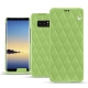 Funda de piel Samsung Galaxy Note8 - Vert olive - Couture ( Nappa - Pantone 578U ) 