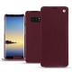 Capa em pele Samsung Galaxy Note8 - Lie de vin ( Pantone 5115C ) 