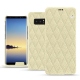 Capa em pele Samsung Galaxy Note8 - Ivoire - Couture ( Sleek P C12 - White ) 