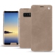 Samsung Galaxy Note8 leather case - Taupe vintage ( Pantone 7530C ) 