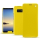 Samsung Galaxy Note8 leather case - Jaune fluo