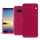 Capa em pele Samsung Galaxy Note8 - Rose fluo - Couture