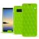 Housse cuir Samsung Galaxy Note8 - Vert fluo - Couture
