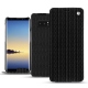 Housse cuir Samsung Galaxy Note8 - Abaca nero
