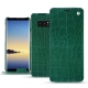 Funda de piel Samsung Galaxy Note8 - Crocodile pino
