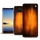 Samsung Galaxy Note8 leather case - Fauve Patine