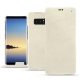 Housse cuir Samsung Galaxy Note8 - Blanc escumo
