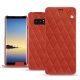 Housse cuir Samsung Galaxy Note8 - Arange clouquié - Couture