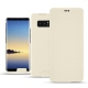 Samsung Galaxy Note8 leather case - Blanc PU