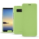Samsung Galaxy Note8 leather case - Vert olive PU