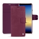 Housse cuir Samsung Galaxy Note8 - Prune vintage ( Pantone 512C ) 