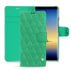 硬质真皮保护套 Samsung Galaxy Note8 - Menthe vintage - Couture
