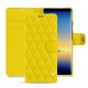 Funda de piel Samsung Galaxy Note8 - Jaune fluo - Couture
