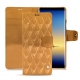 Samsung Galaxy Note8 leather case - Or Maïa - Couture