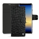 Custodia in pelle Samsung Galaxy Note8 - Autruche nero