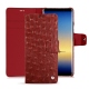 Samsung Galaxy Note8 leather case - Autruche ciliegia