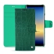 Custodia in pelle Samsung Galaxy Note8 - Crocodile pino